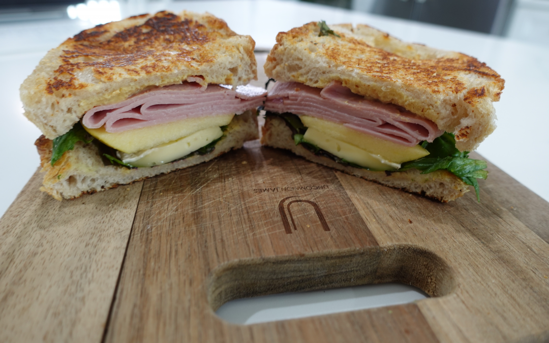 Mother’s Day Sandwich: Ham, Apple, and Brie Delight