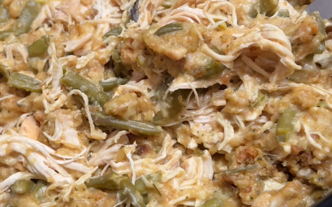 Slow Cooker Chicken and Stuffing